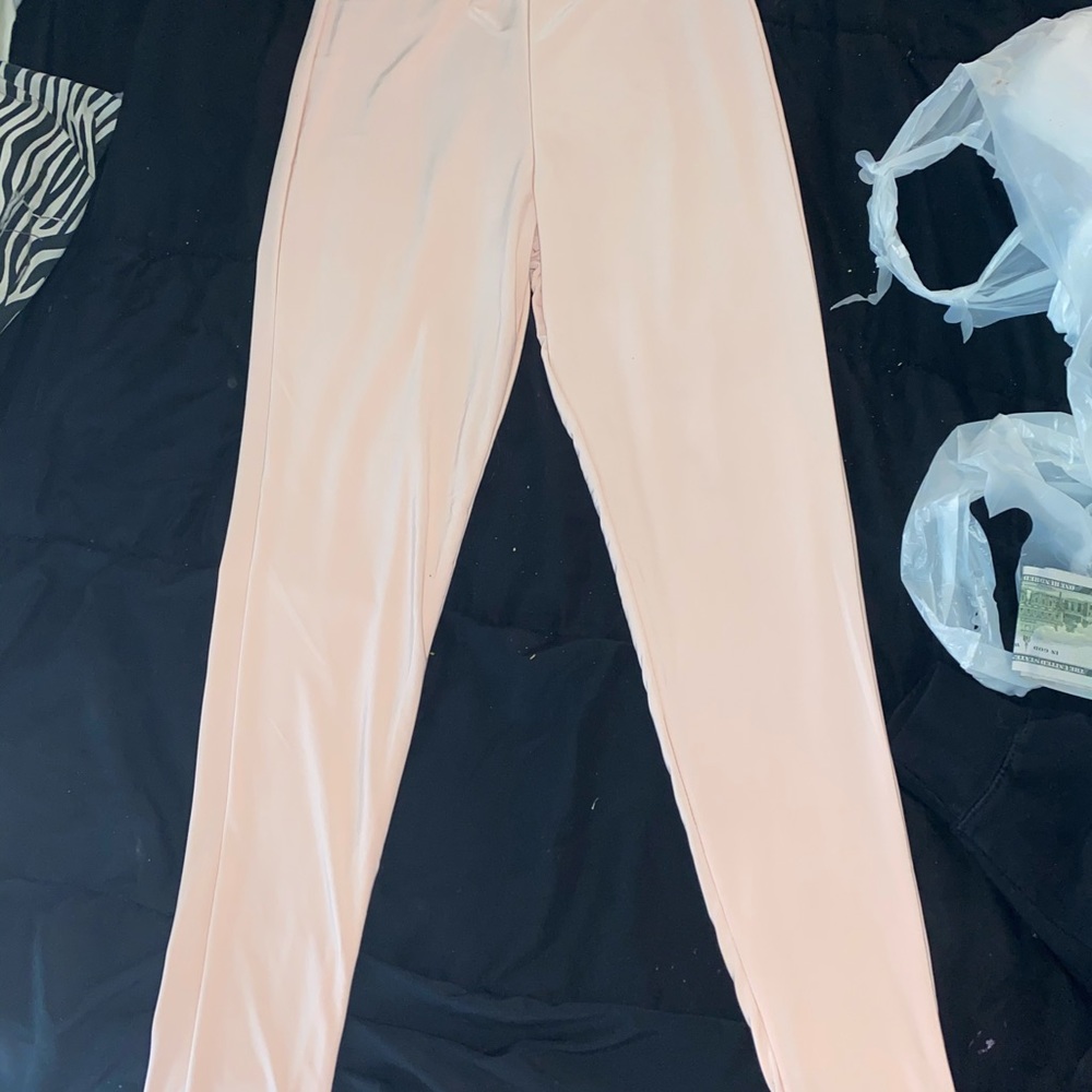 PrettyLittleThing nude leggings NWT